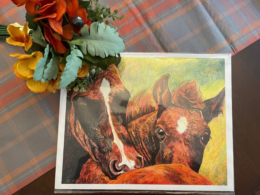 Horse and Colt Print